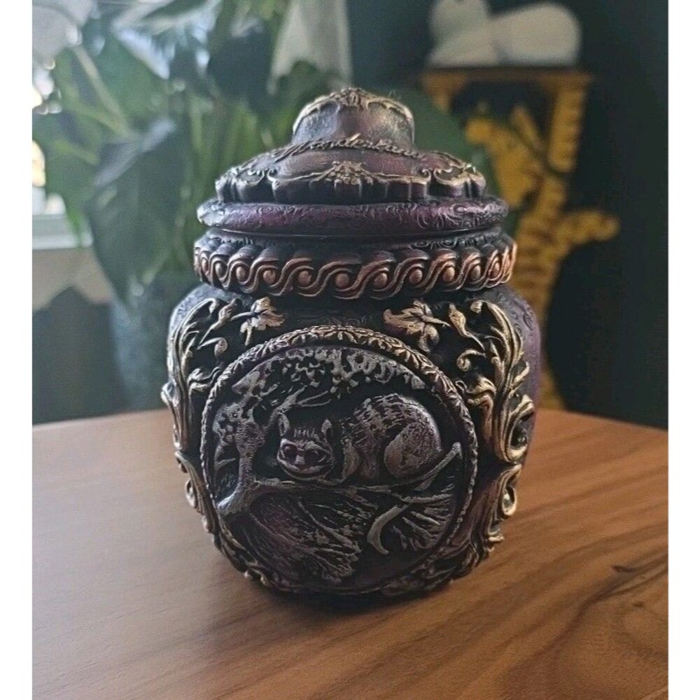 Cheshire Cat Apothecary Jar Alice In Wonderland Jar Art Handmade